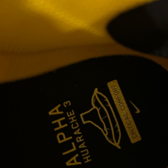 Men\'s Nike Alpha Huarache‎ Elite 3 Baseball Cleats Yellow Cz4453-700 Size 14